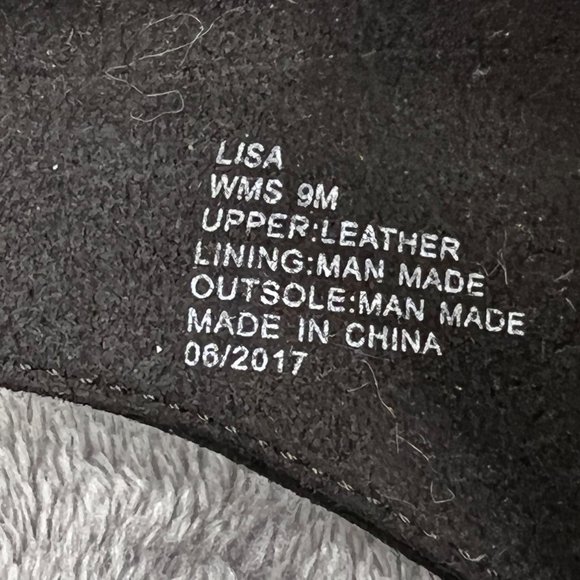 Kenneth Cole Lisa Black Suede Heels Sandals size 9 Embroidered Floral Chunky - Picture 10 of 10